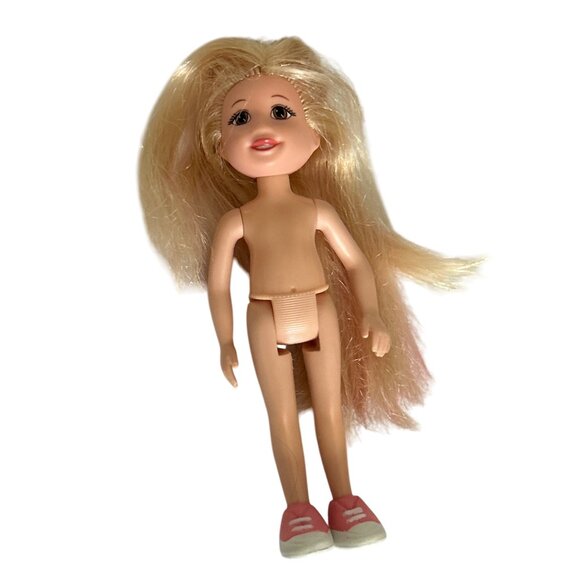 Set Of 6 Miniature Dolls Nude Including Ty Mattel 1999-2009 - Picture 7 of 14